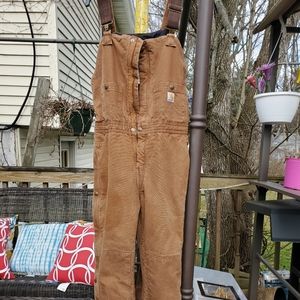 Ladies Carhartt Quilt Lined Bibs